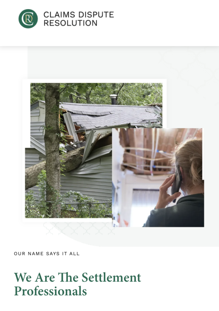 Claims Dispute Resolution website