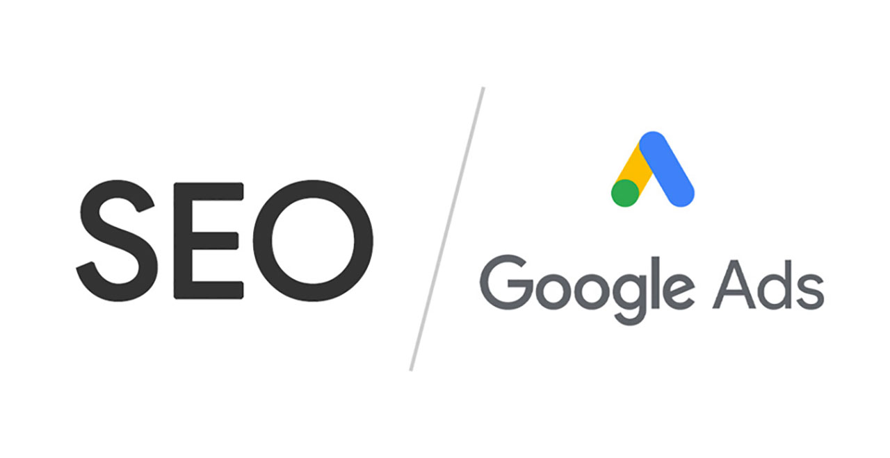 Google Ads dashboard graphic with a warning icon, line chart and a checkmark